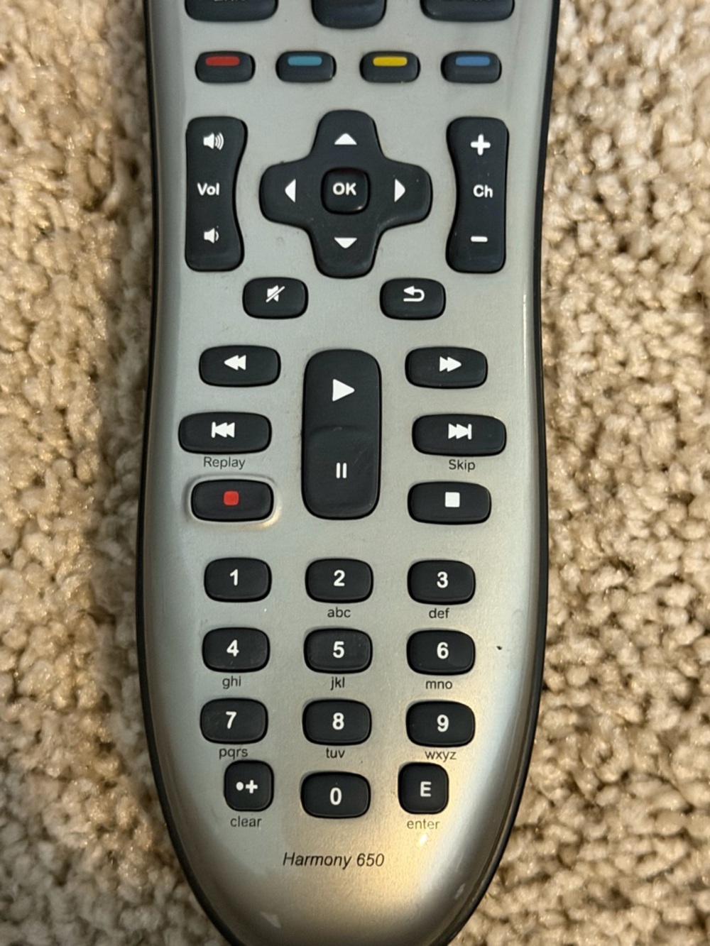 Logitech Harmony 650 Universal Remote Control Color Screen Multi-Device Tested - Picture 3 of 5
